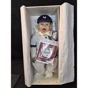 Mighty Big YANKEES Player Doll. The Little Slugger from Ashton Drake. New in box